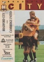 Bradford City v Cambridge United 25-Sep-1993