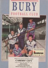 Bury v Cardiff City 23-Mar-1993