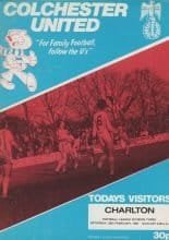 Colchester United v Charlton Athletic 28-Feb-1981