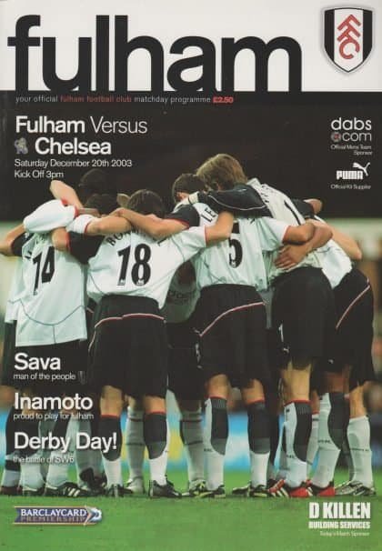 Fulham v Chelsea 20-Dec-2003
