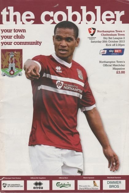 Northampton Town v Cheltenham Town 26-Oct-2013