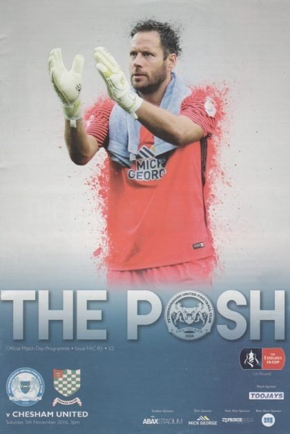 Peterborough United v Chesham United   05-Nov-2016