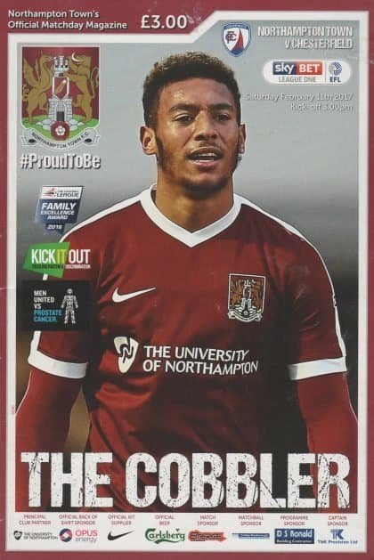 Northampton Town v Chesterfield   11-Feb-2017