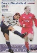 Bury v Chesterfield 20-Oct-2001