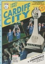 Cardiff City v Chesterfield 20-Mar-1993