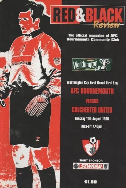 AFC Bournemouth v Colchester United 11-Aug-1998
