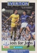 Everton v Coventry City 26-Sep-1987