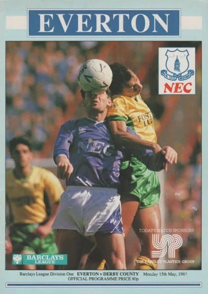 Everton v Derby County  15-May-1989
