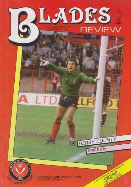 Sheffield United v Derby County  25-Jan-1986