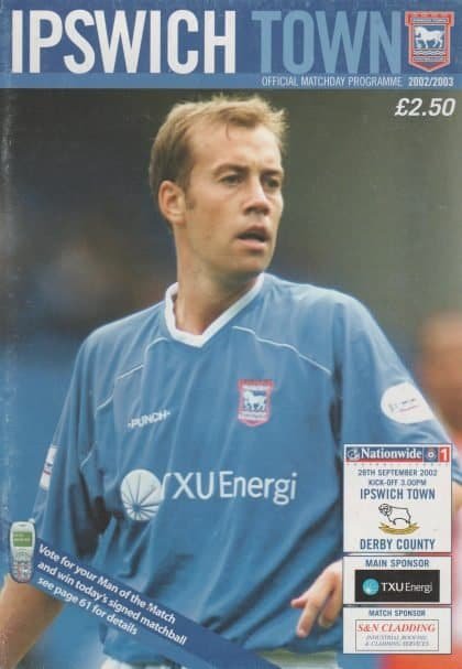 Ipswich Town v Derby County  28-Sep-2002