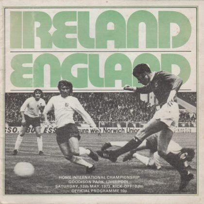 Northern Ireland v England 12-May-1973
