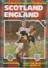 Scotland v England 24-May-1980