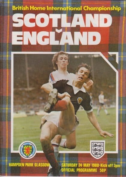 Scotland v England 24-May-1980