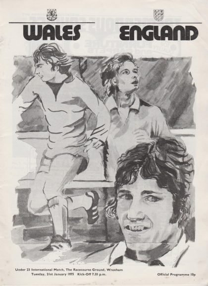 Wales u23 v England u23  21-Jan-1975