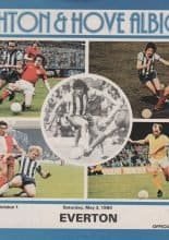 Brighton & Hove Albion v Everton 03-May-1980