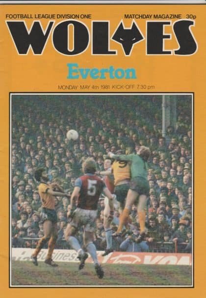 Wolverhampton Wanderers v Everton 04-May-1981