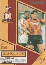 Bradford City v Fulham 07-Nov-1992