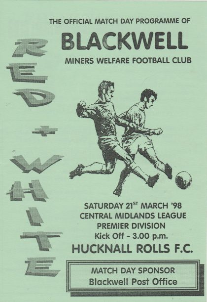 Blackwell Miners Welfare v Hucknall Rolls 21-Mar-1998
