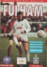 Fulham v Huddersfield Town 19-Mar-1994