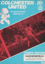 Colchester United v Huddersfield Town  07-Mar-1981
