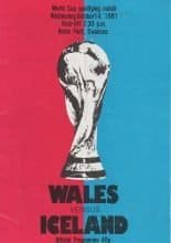 Wales v Iceland 14-Oct-1981