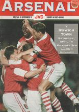 Arsenal v Norwich City 01-Apr-1995