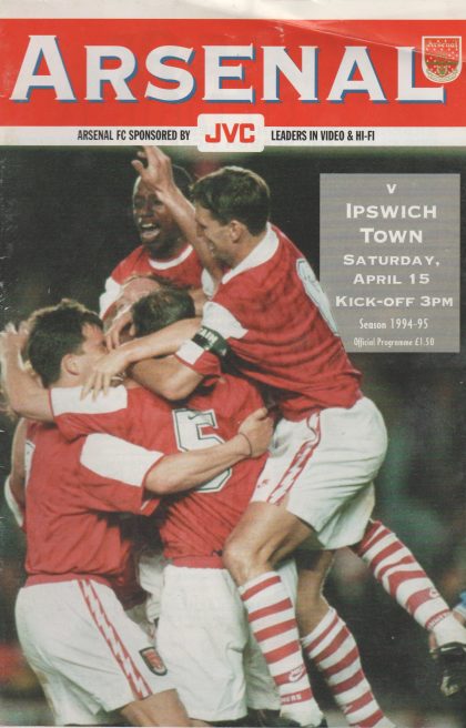 Arsenal v Norwich City 01-Apr-1995