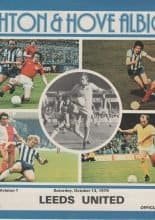 Brighton and Hove Albion v Leeds United 13-Oct-1979