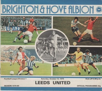 Brighton and Hove Albion v Leeds United 13-Oct-1979