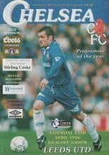 Chelsea v Leeds United  13-Apr-1996
