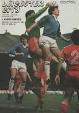Leicester City v Leeds United 17-Jan-1981