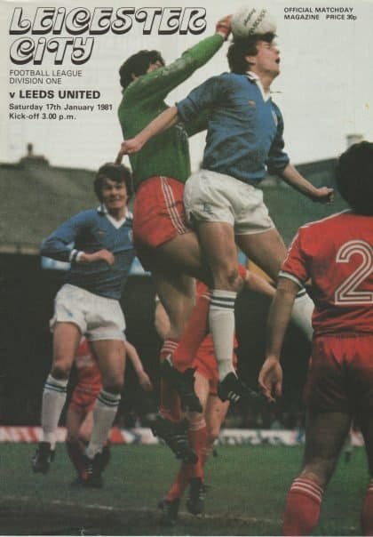 Leicester City v Leeds United 17-Jan-1981