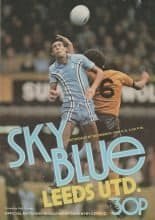 Coventry City v Leeds United 01-Nov-1980