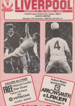 Liverpool v Leeds United 27-Dec-1980