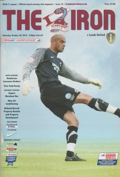 Scunthorpe United v Leeds United  30-Oct-2010