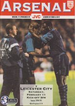 Arsenal v Leicester City 11-Feb-1995