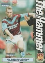 West Ham United v Luton Town  14-Mar-1994