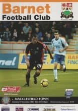 Barnet v Macclesfield Town  22-Nov-2008
