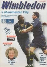 Wimbledon v Manchester City 02-Jan-1999