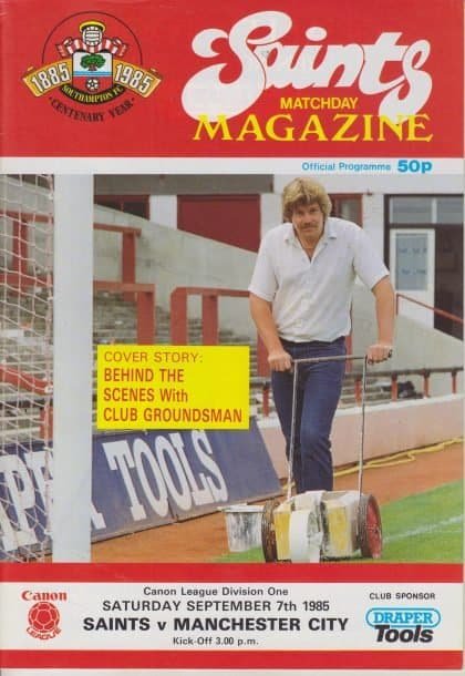 Southampton v Manchester City 07-Sep-1985