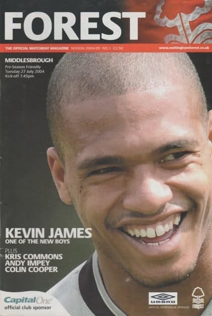 Nottingham Forest v Middlesbrough 27-Jul-2004