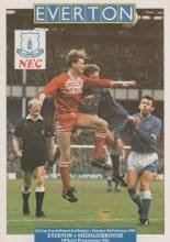 Everton v Middlesbrough 09-Feb-1988
