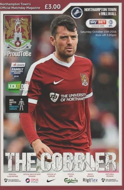 Northampton Town v Millwall  15-Oct-2016