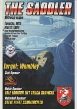 Walsall v Millwall 16-Mar-1999