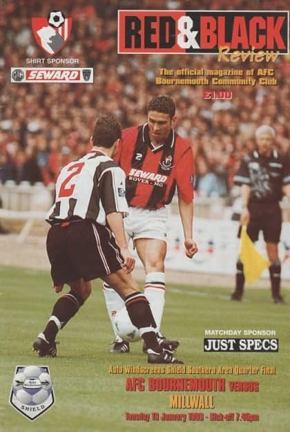 AFC Bournemouth v Millwall 19-Jan-1999