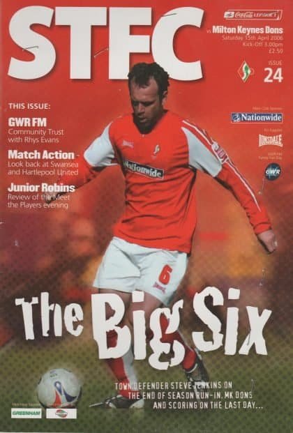 Swindon Town v Milton Keynes Dons 15-Apr-2006