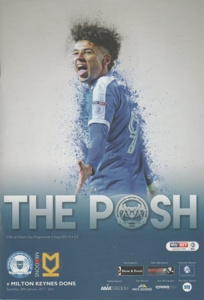 Peterborough United v Milton Keynes Dons  28-Jan-2017
