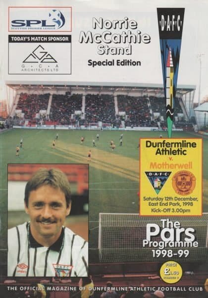 Dunfermline Athletic v Motherwell  12-Dec-1998