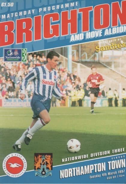 Brighton and Hove Albion v Northampton Town 14-Mar-1997