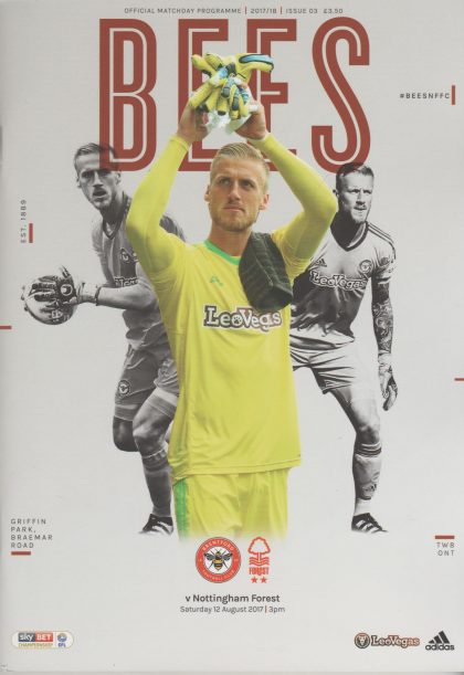 Brentford v Nottingham Forest  12-Aug-2017